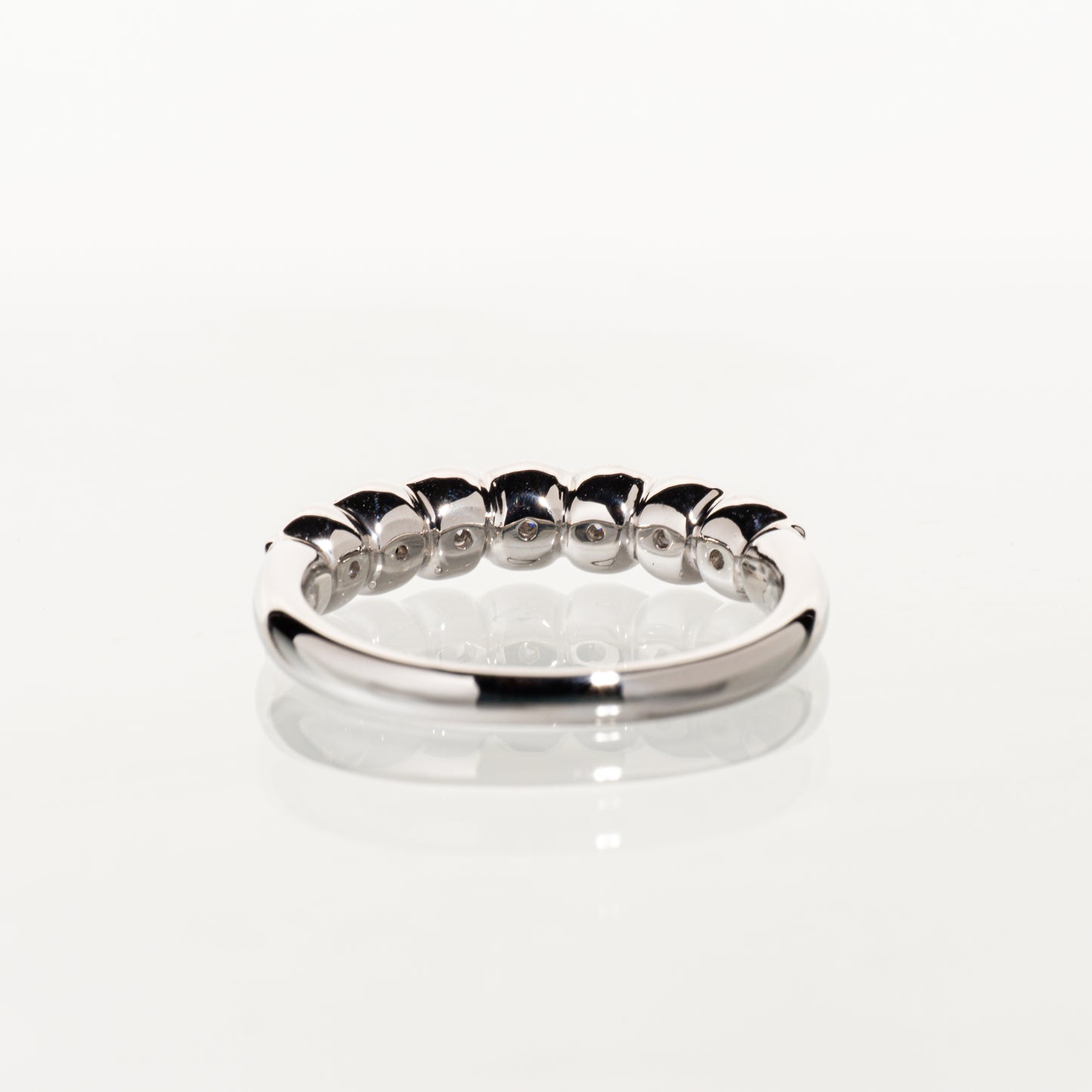 SEIKO JEWELRY ダイヤモンド0.72ct Pt900 ハーフエタニティリング