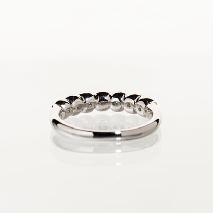 SEIKO JEWELRY ダイヤモンド0.72ct Pt900 ハーフエタニティリング