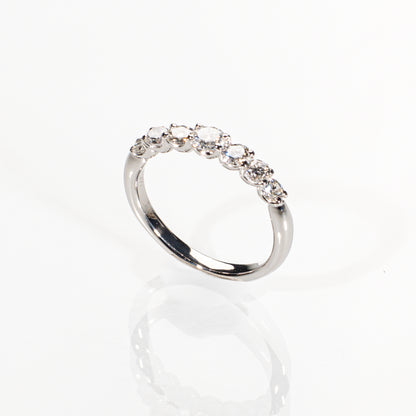ダイヤモンド1.00ct Pt900 ハーフエタニティリング