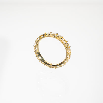ダイヤモンド2.00ct K18YG フルエタニティリング