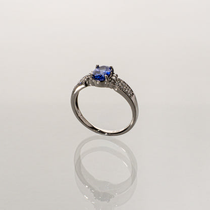 タンザナイト0.90ct ダイヤモンド0.20ct Pt900 リング