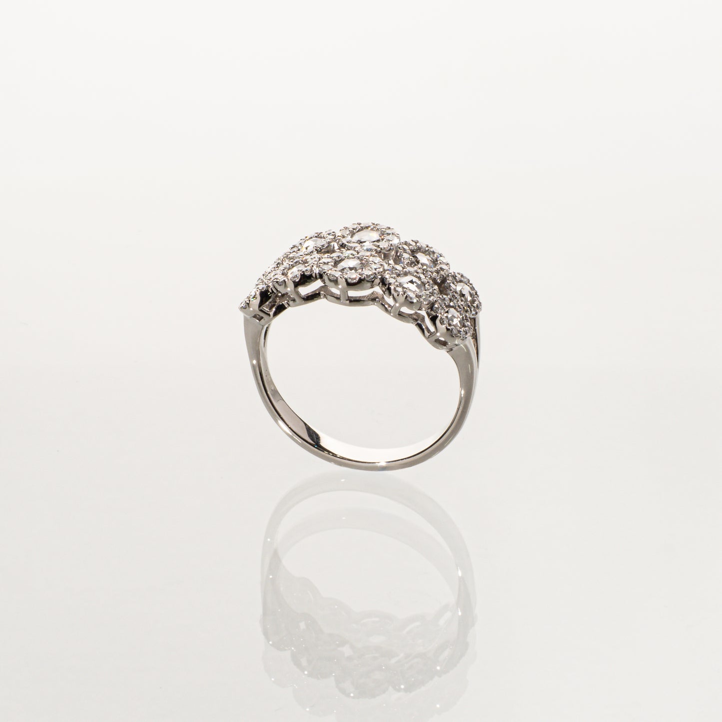 ダイヤモンド1.00ct Pt900 ヘイローリング