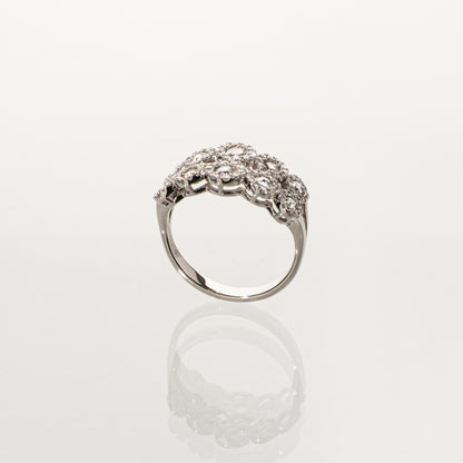 ダイヤモンド1.00ct Pt900 ヘイローリング