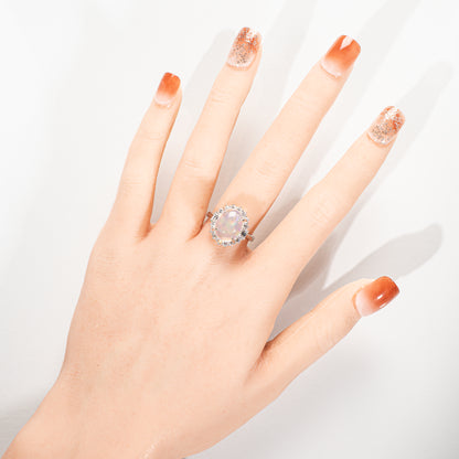 オパール4.45ct ダイヤモンド0.75ct Pt900 8.6g