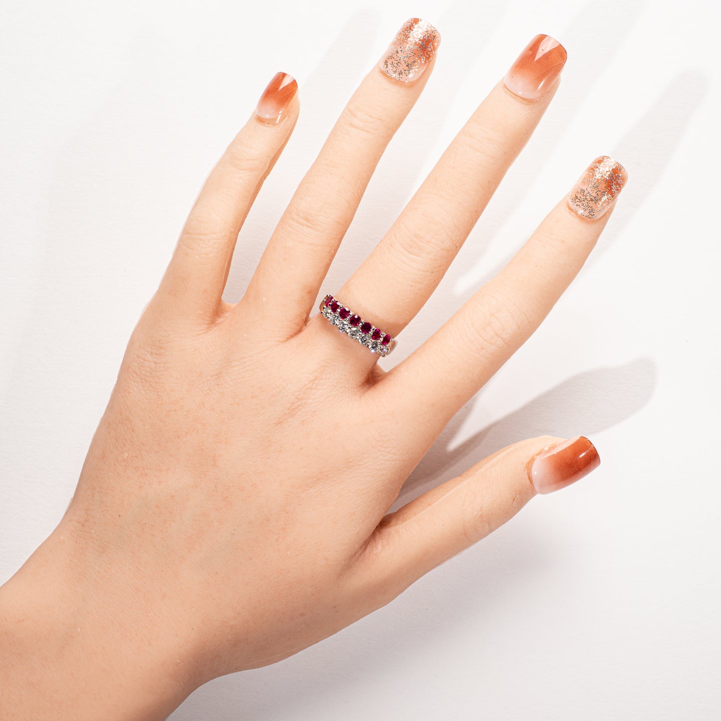 ルビー0.64ct ダイヤモンド0.45ct Pt900 リング