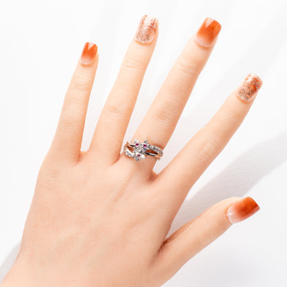ルビー0.10ct ダイヤモンド0.88ct Pt900 リング