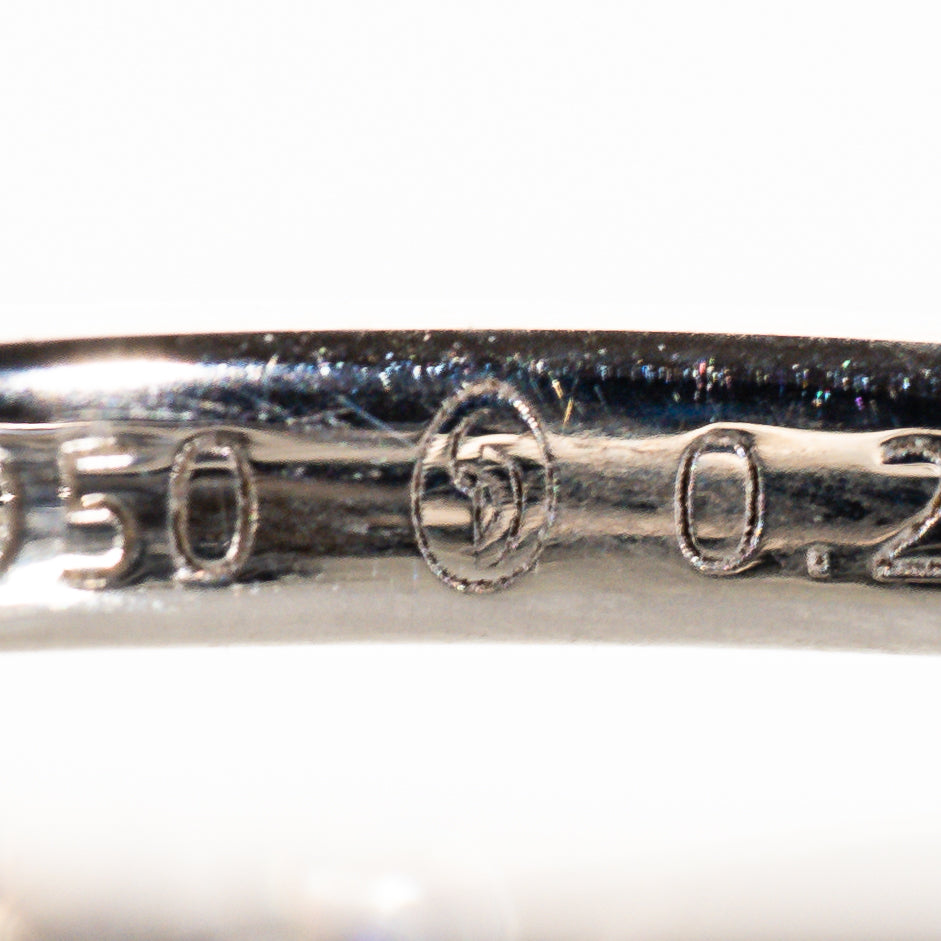 DIAMOND SHIRAISHI ダイヤモンド0.230ct メレダイヤモンド0.188ct Pt950 ヘイローリング