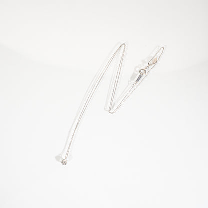 ダイヤモンド0.166ct Pt900/Pt850 プチネックレス