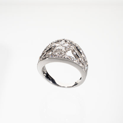 ダイヤモンド1.20ct 750 シューティングスターリング