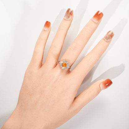オパール1.41ct ダイヤモンド0.45ct Pt900 リング