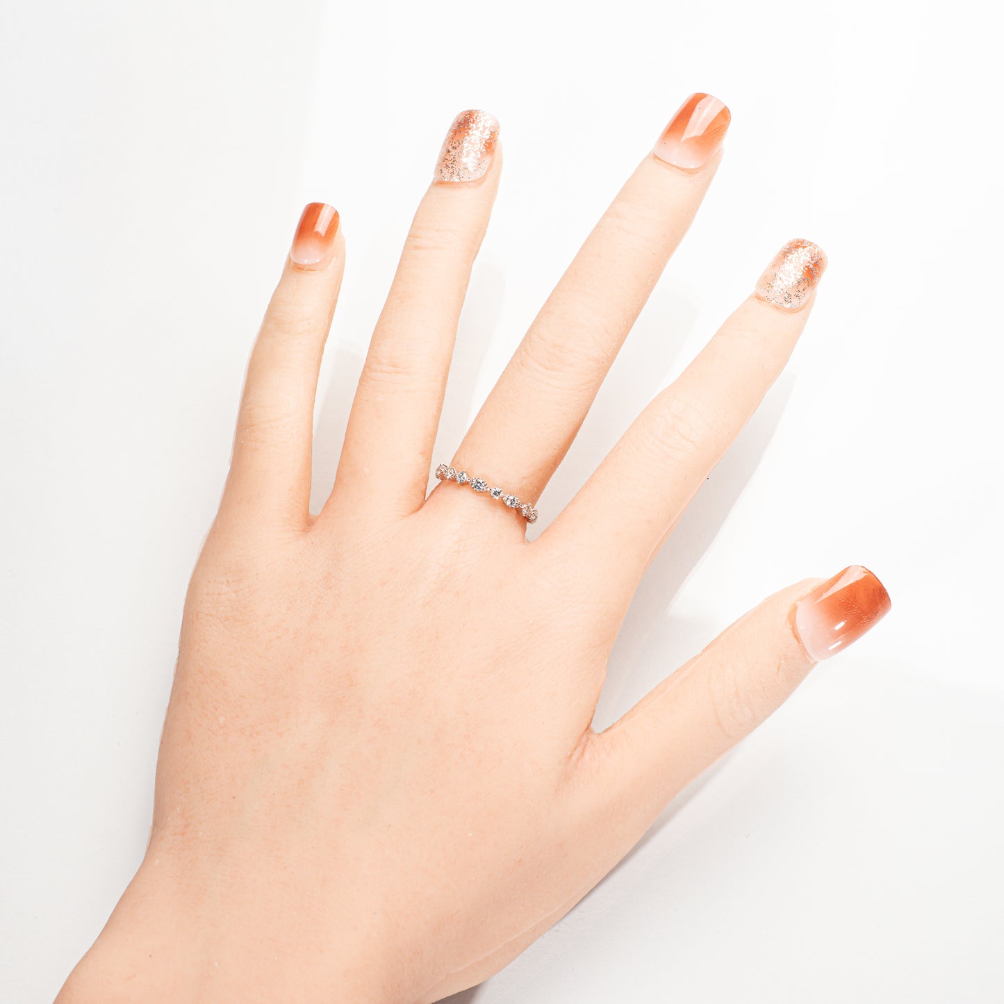 Ponte Vecchio ダイヤモンド0.27ct K18WG リング