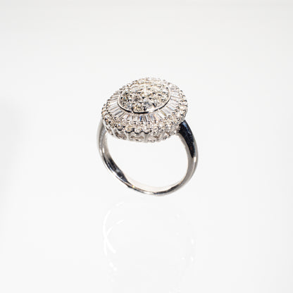 ダイヤモンド1.50ct Pt900 モダンクラシカルリング