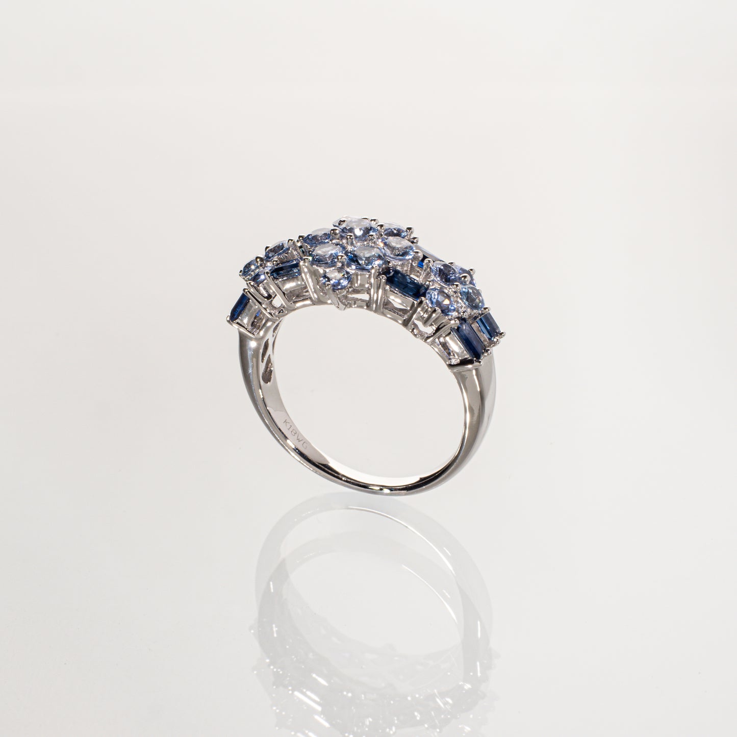 サファイア2.00ct K18WG リング