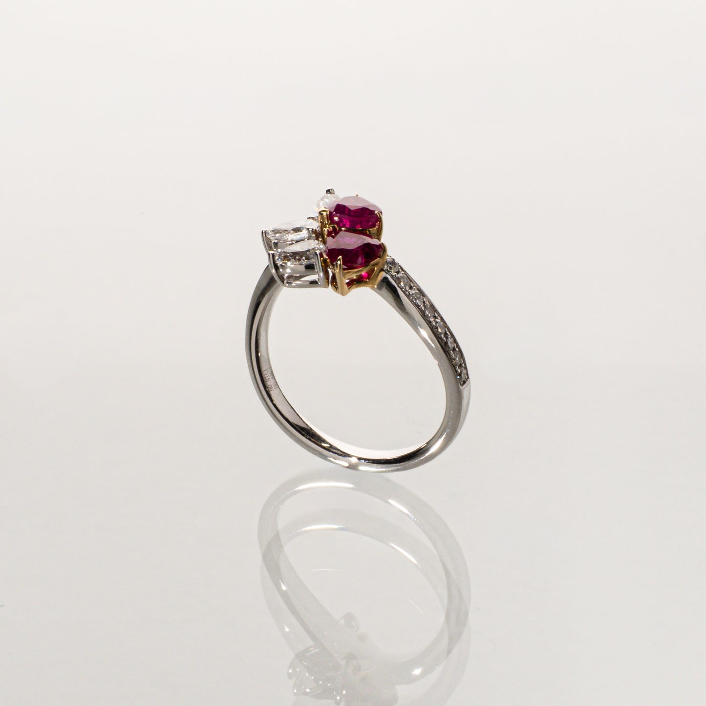 ルビー0.91ct ダイヤモンド0.55ct K18 リング