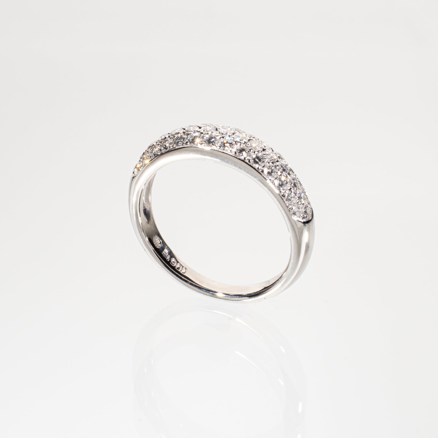 MONNICKENDAM ダイヤモンド0.90ct Pt900 パヴェリング