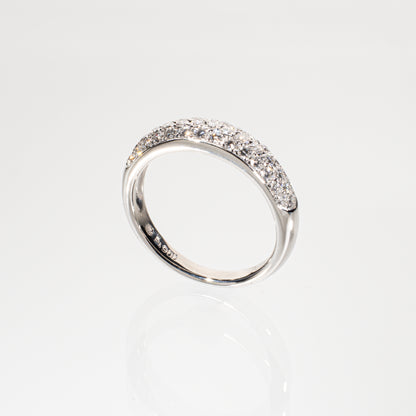 MONNICKENDAM ダイヤモンド0.90ct Pt900 パヴェリング