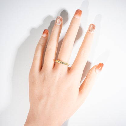 ダイヤモンド2.00ct K18YG フルエタニティリング