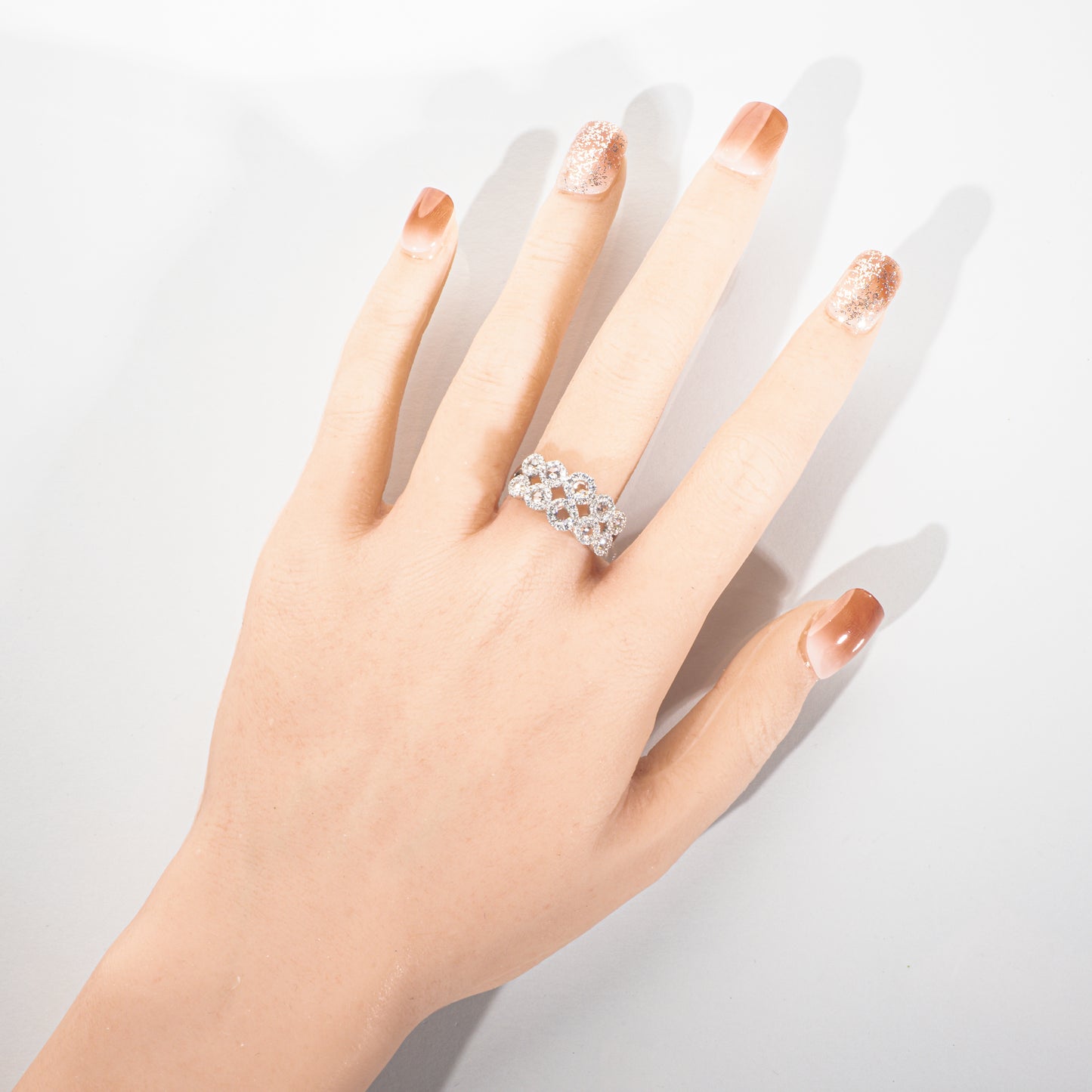 ダイヤモンド1.00ct Pt900 ヘイローリング