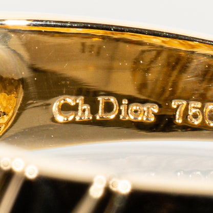 DIOR ダイヤモンド イエローゴールド 750 リング