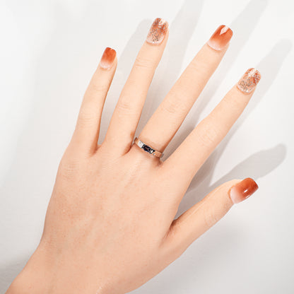 アレキサンドライト0.27ct ダイヤモンド0.02ct Pt900 リング