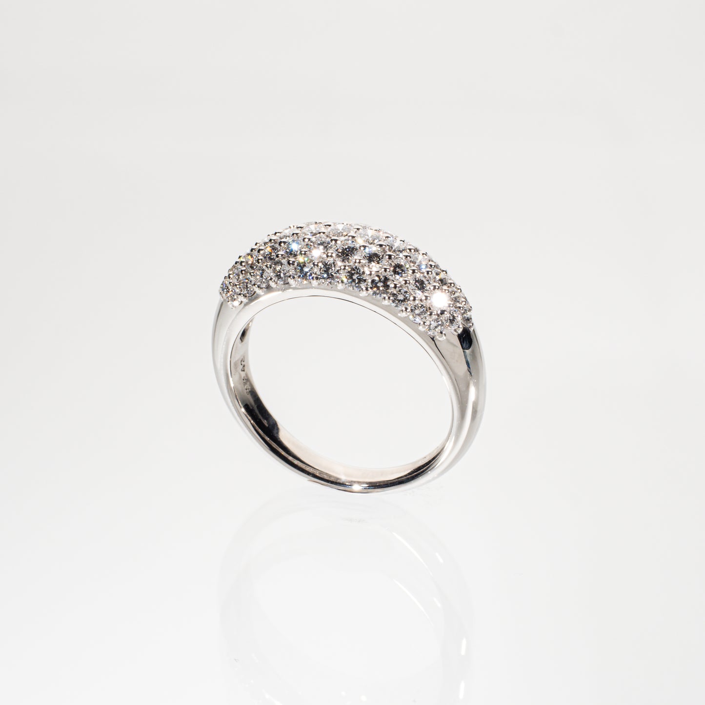 POLA ダイヤモンド1.10ct Pt900 パヴェリング
