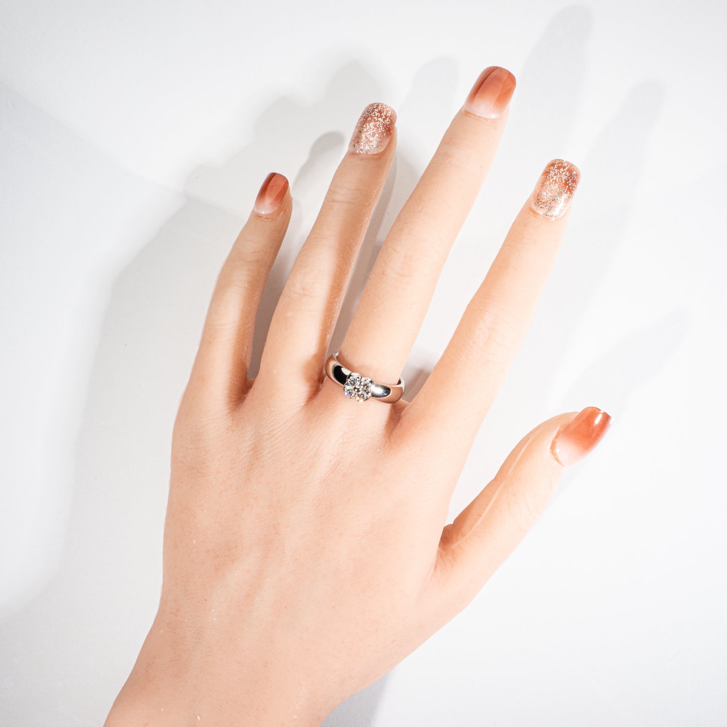 MIKIMOTO ダイヤモンド0.29ct Pt950 クローバーリング