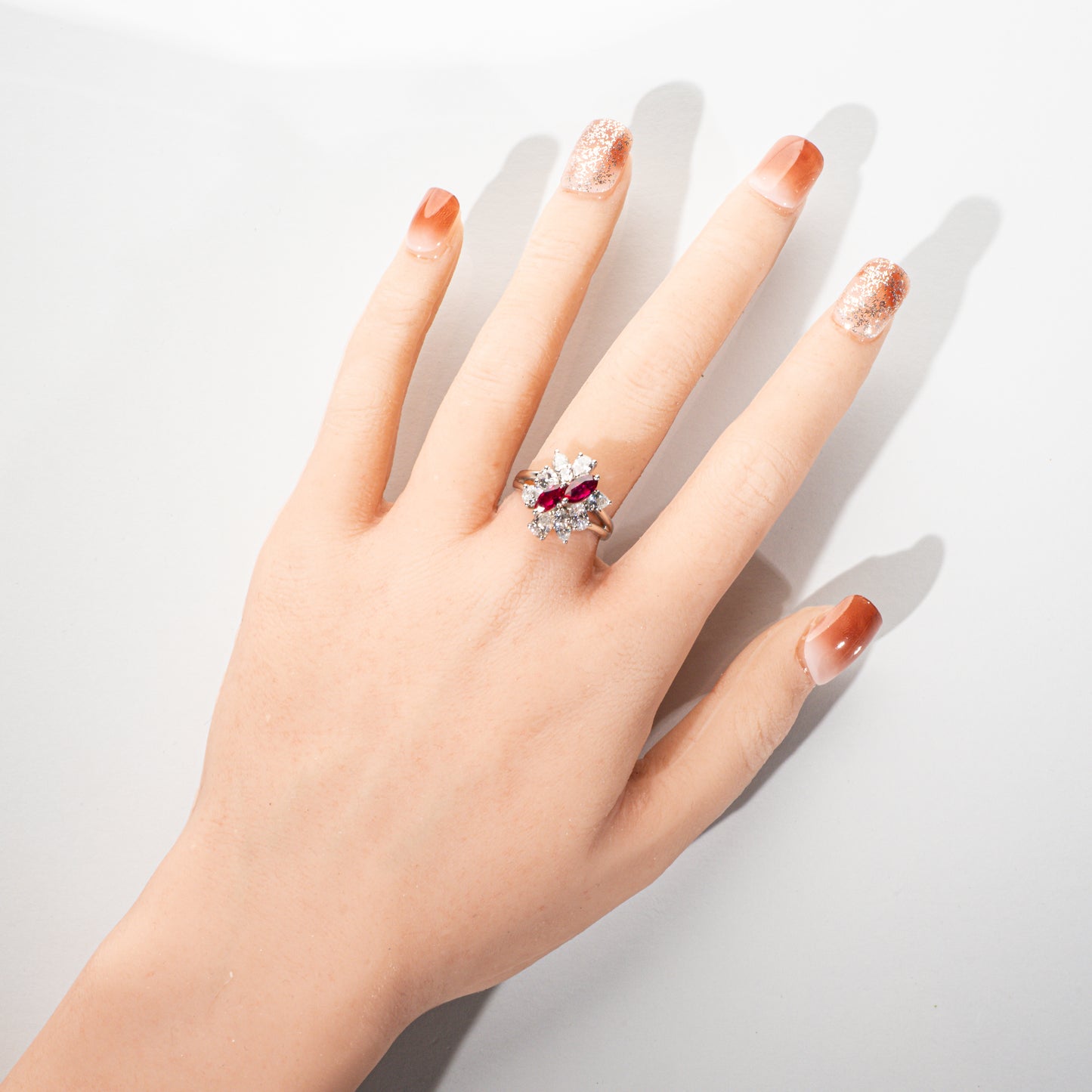 ルビー0.91ct ダイヤモンド1.59ct Pt900 リング