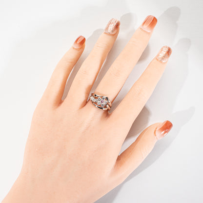 FAINCY INTENSE PURPLISH PINK ダイヤモンド0.060ct メレダイヤモンド0.64ct Pt900 リング
