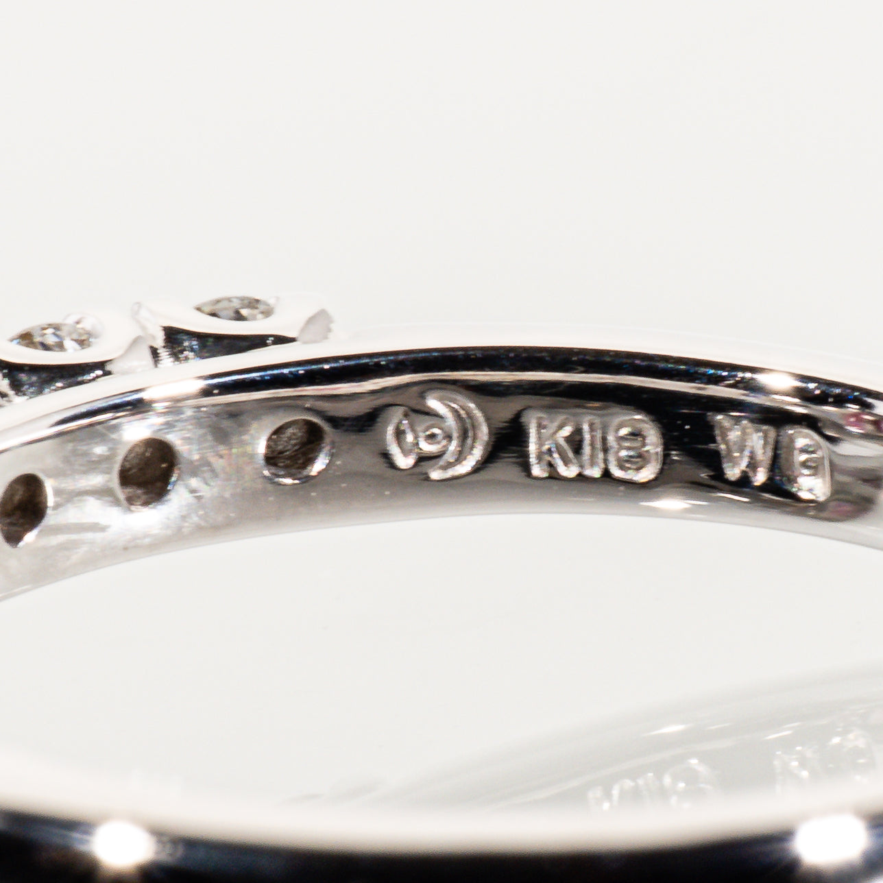 TASAKI ロードライトガーネット ダイヤモンド0.20ct K18WG リング
