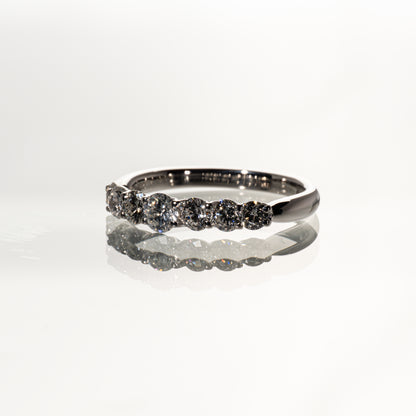 ダイヤモンド1.00ct Pt900 ハーフエタニティリング