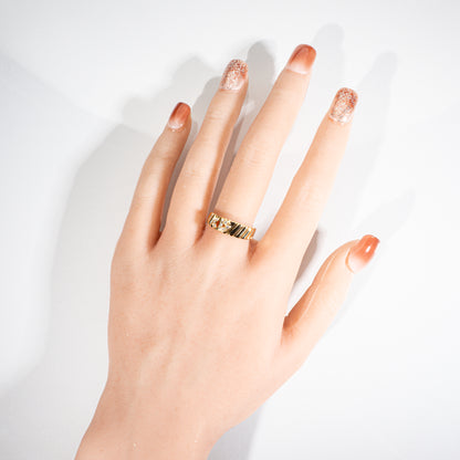 DIOR ダイヤモンド イエローゴールド 750 リング